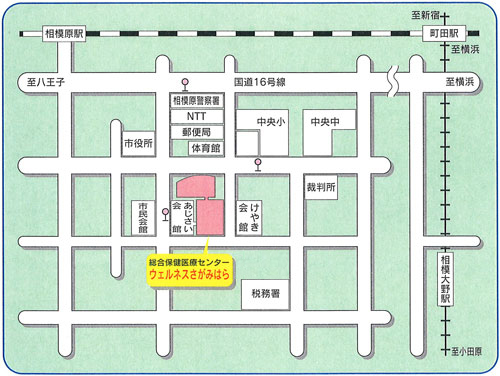 相模原歯科医師会地図